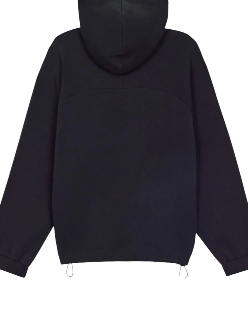 Goat USA Men’s Oversized Hooded Sweatshirt with Bungee Cord Waist Black Med - Picture 3 of 12